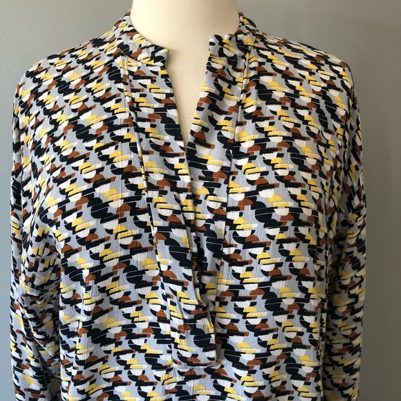 Zara Gometric Tunic V-neck dress Grey Size Small - Picture 6 of 14